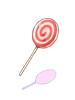 Candy Cane in Mouth