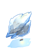 Frozen Piece of Skin